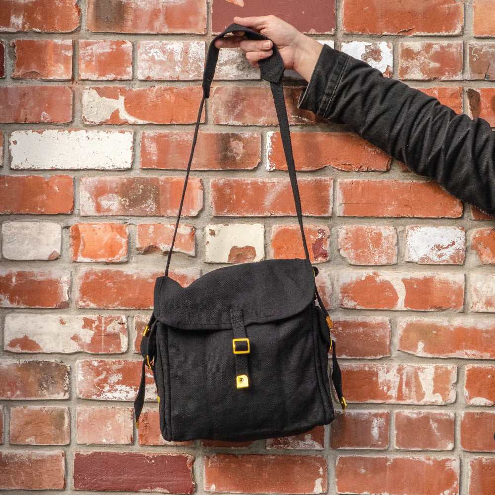 Canvas Haversack - Black - Image 5