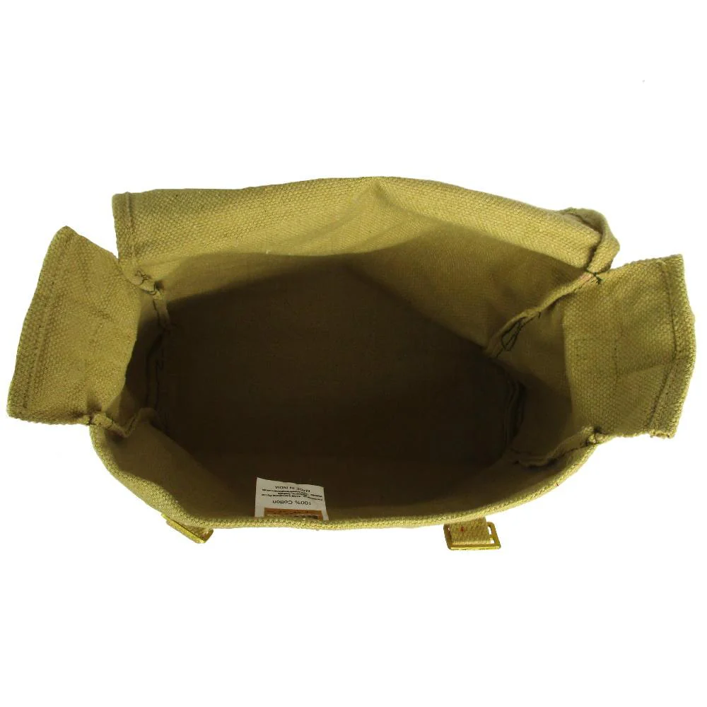 Large Canvas Haversack - Khaki - Image 4
