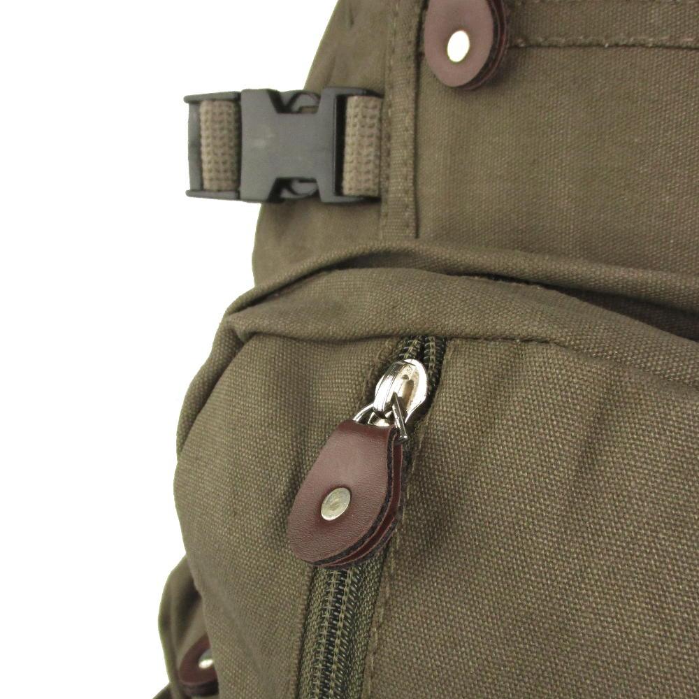 Vintage Canvas Backpack - Image 8